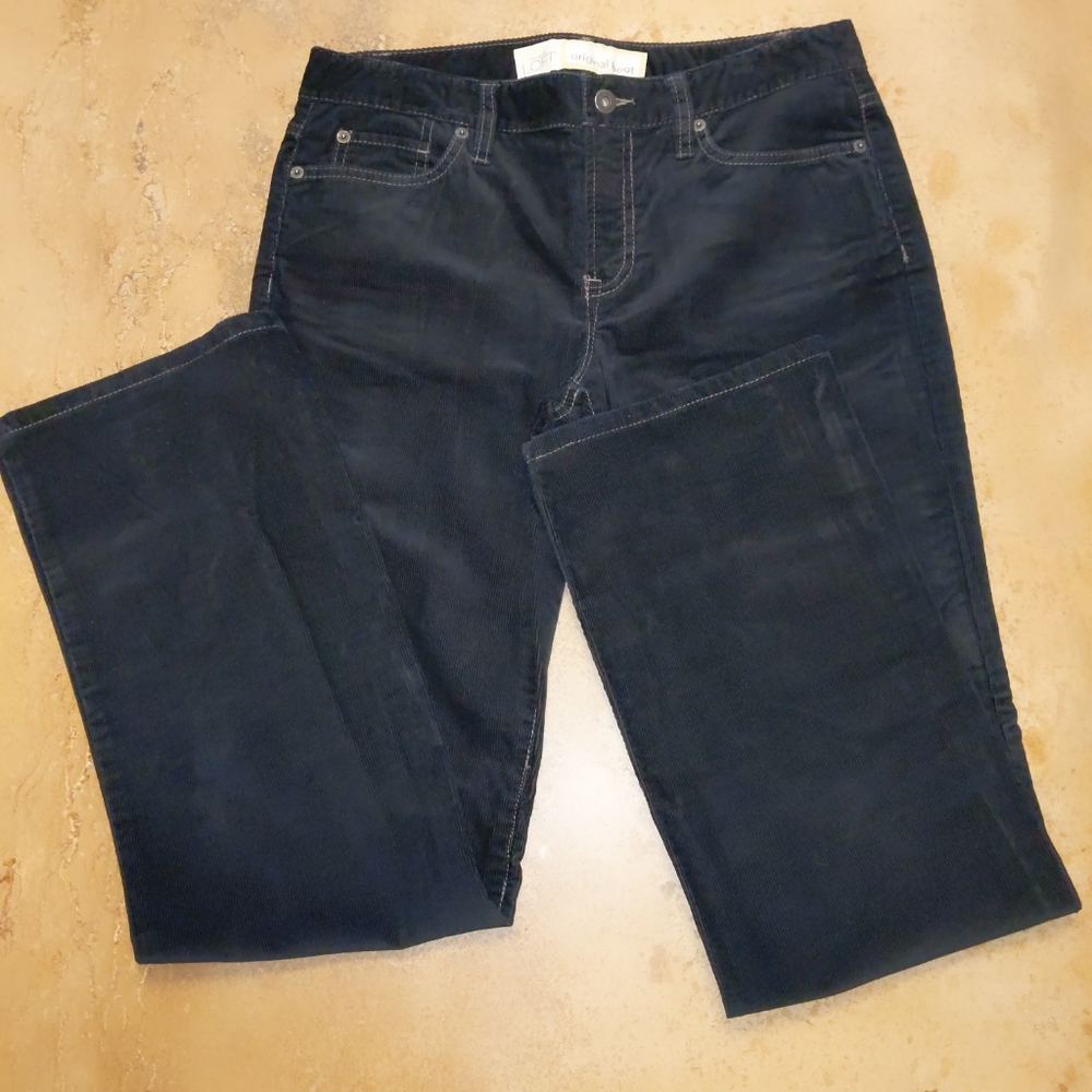 LOFT Corduroy Original Boot cut Jeans Pants size 6 - Picture 10 of 11